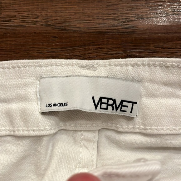 Vervet Size XS White Pencil Jean Skirt - Picture 2 of 7